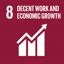 SDG 8: Lavoro dignitoso e crescita economica sdg 8, sdgs, obiettivi di sviluppo sostenibile, agenda 2030