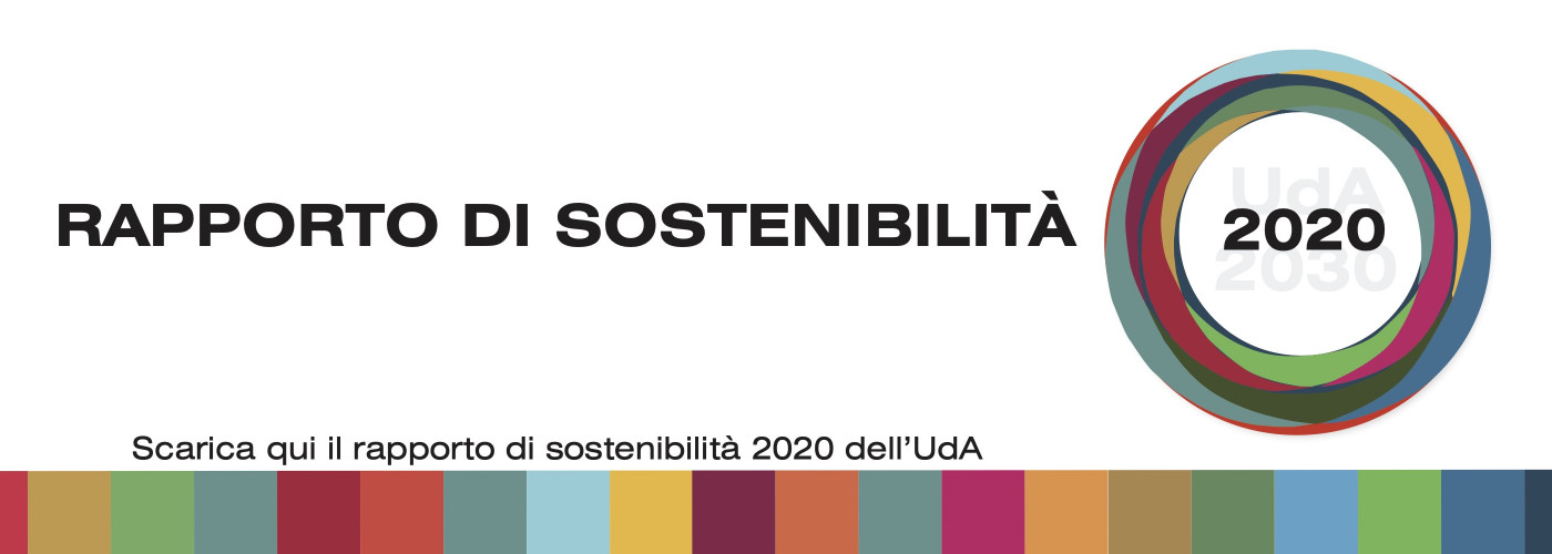 report, sostenibilità, UdA, 2020